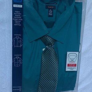 NWT 👔 Men’s Dress Shirt and Tie Set XL